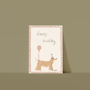 Home happy birthday afghan hound1